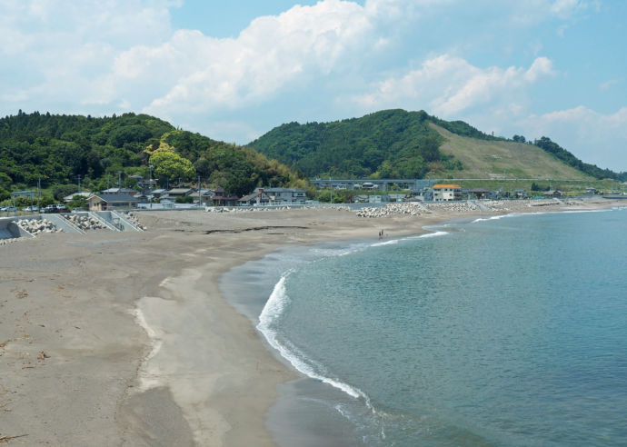 いわき市の波立海岸