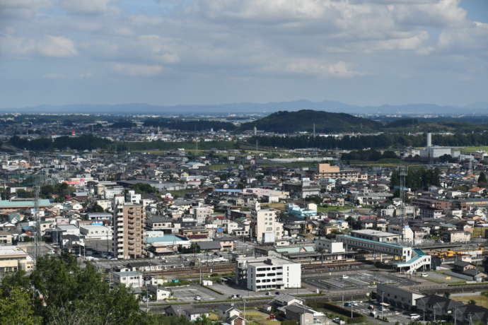 鹿沼市中央エリアの様子