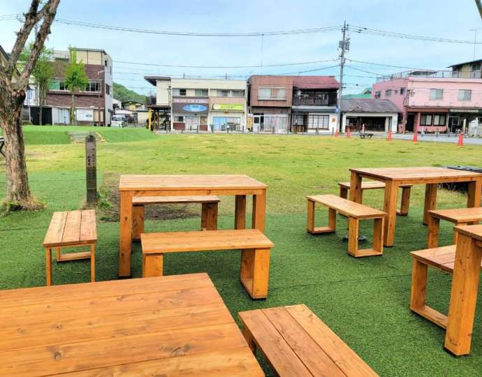 まちの駅 新・鹿沼宿の芝生広場