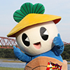 笠松町のマスコットキャラクターかさまるくん