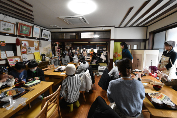 勝山市で開催されている移住者交流会のようす