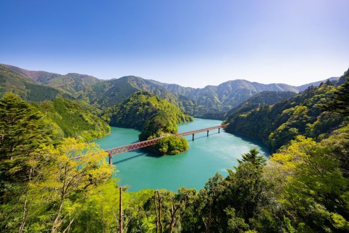 大井川鐵道の奥大井湖上駅