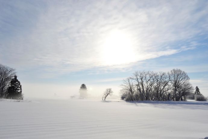 雪の季節の川西町