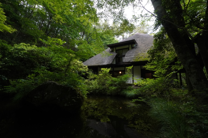 福島県川内村にある天山文庫