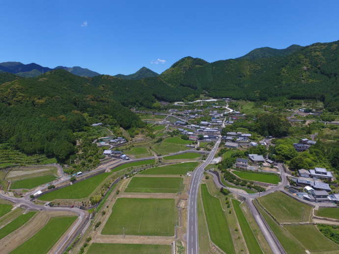 紀宝町の山間部エリア