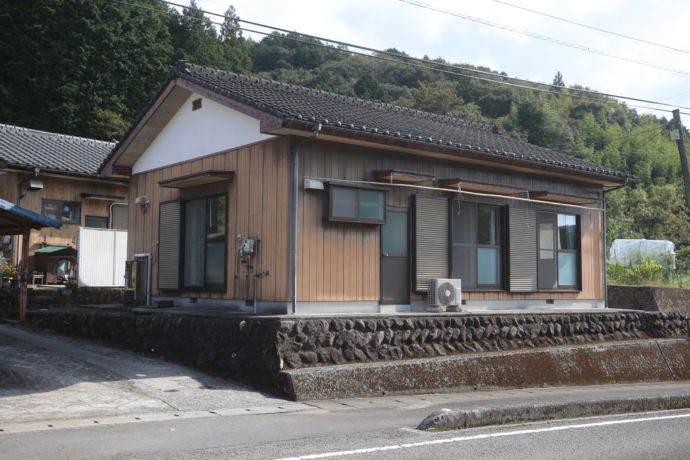 お試し移住体験住宅の外観