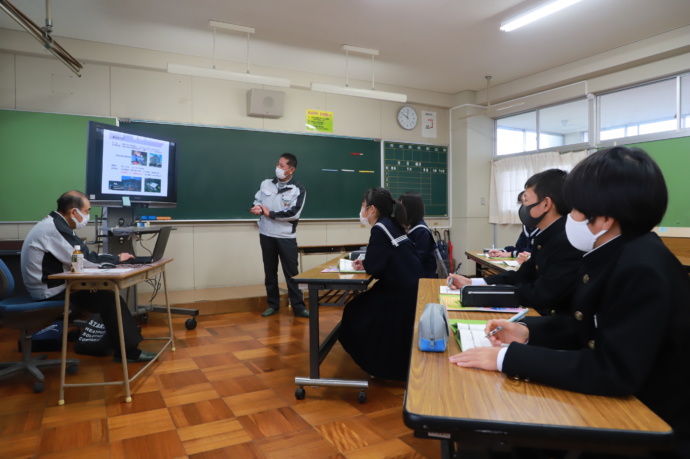 菊川市で行われている「ふるさと未来塾」の様子