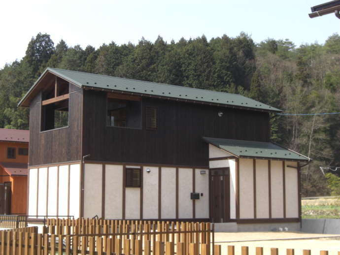 北広島町の若者定住促進住宅の外観