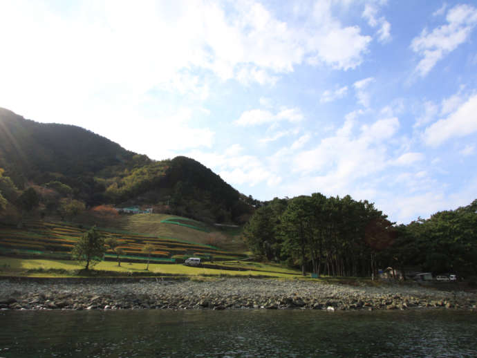 黄金崎公園の海の風景