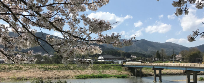 西山酒造場のある丹波市の風景