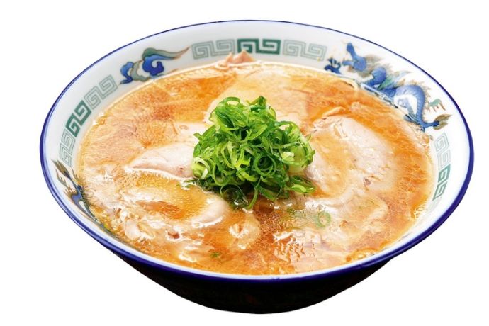 下松市にある元祖・中華そば「紅蘭」の牛骨ラーメン