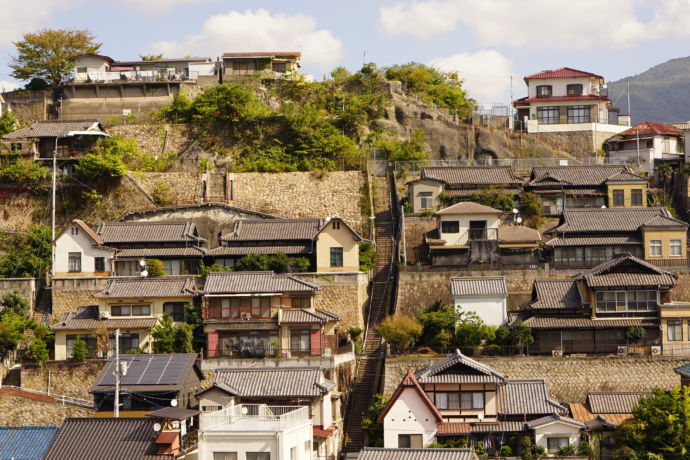 呉市にある「両城の200階段」