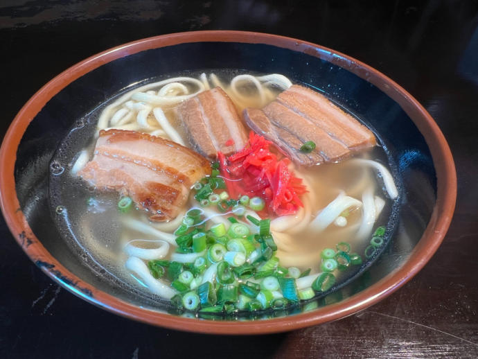 道の駅許田で食べられる沖縄そば