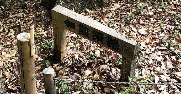 下鴨神社、散策路の看板