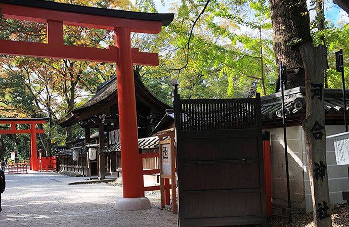 河合神社入り口