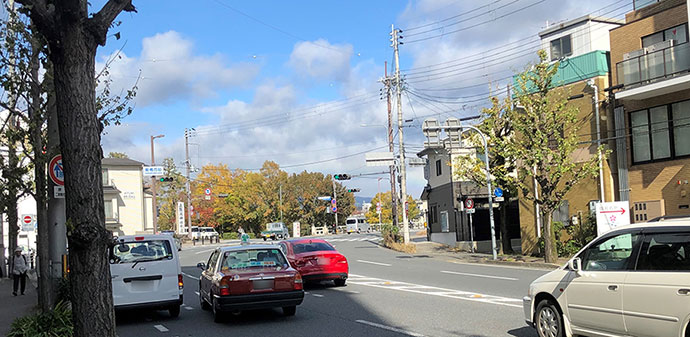 出町柳商店街前