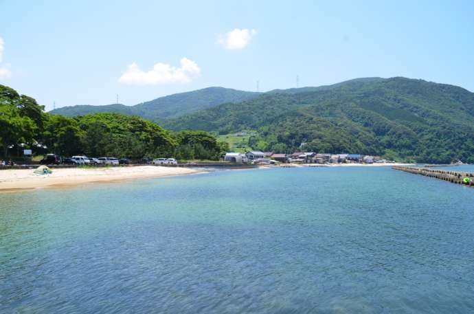 舞鶴市の竜宮浜海水浴場