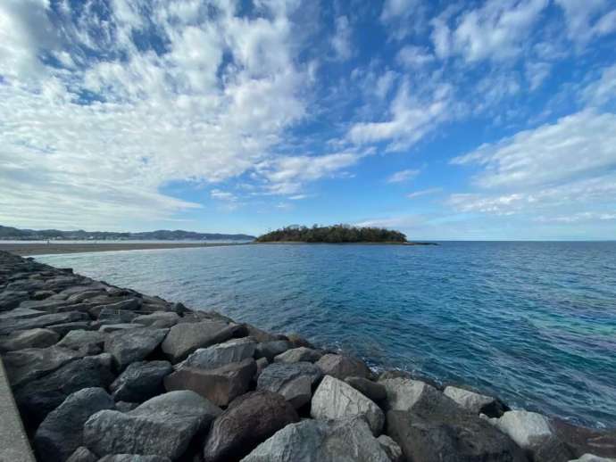 沖ノ島の風景