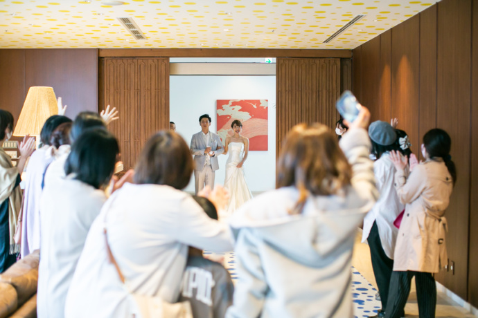 ホテルマリノアリゾート福岡でのカジュアルな結婚式のイメージ写真