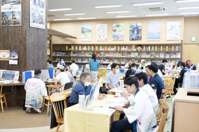 愛媛県松山市が開催する移住フェアの写真