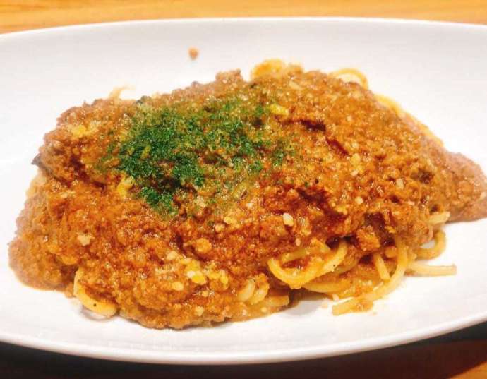 東京・日本橋室町にある「ヴィノシティ マキシム」でいただけるボロネーゼ パスタ