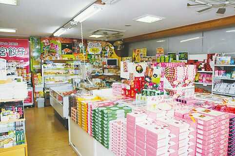 道の駅みぶのお土産屋・ときめきステーションの店内の様子