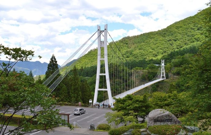 上野村にある上野スカイブリッジ