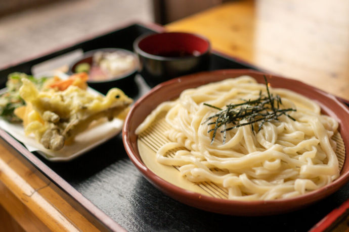 群馬県みどり市の小平の里うどん