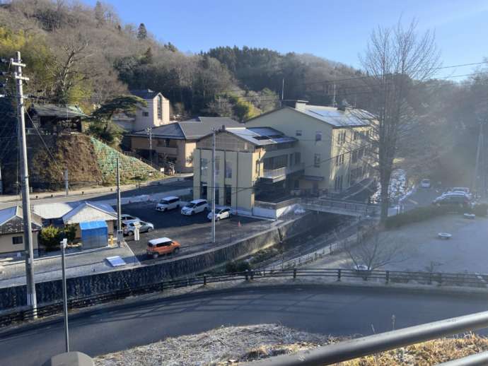 福島県三春町の町並み