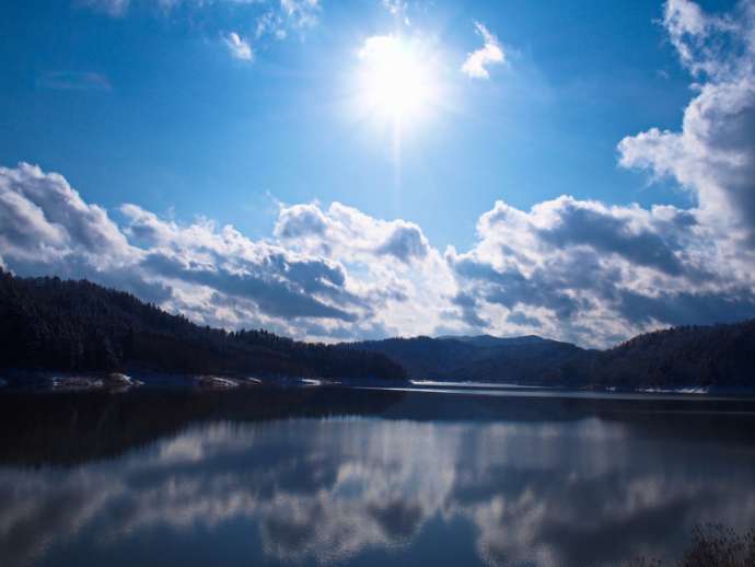 三笠市の桂沢湖