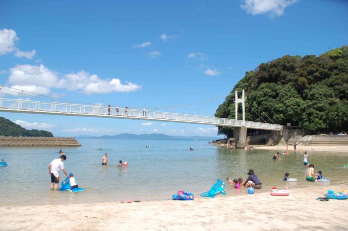 湯の児海水浴場の風景