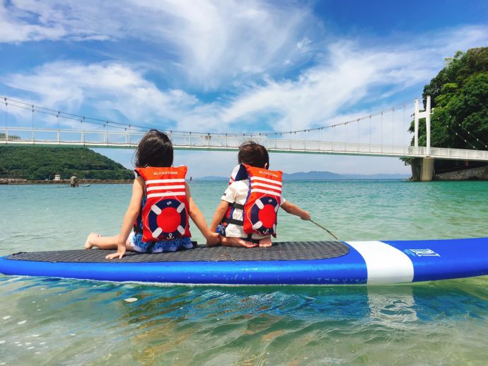 湯の児海水浴場で体験できるSUP