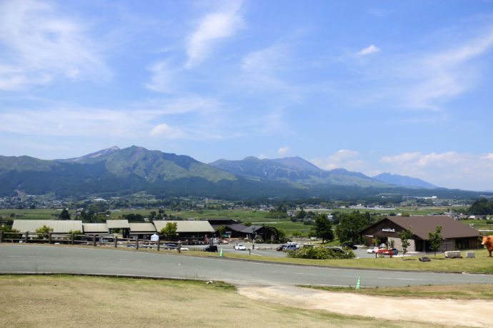 あそ望の郷くぎの遠景