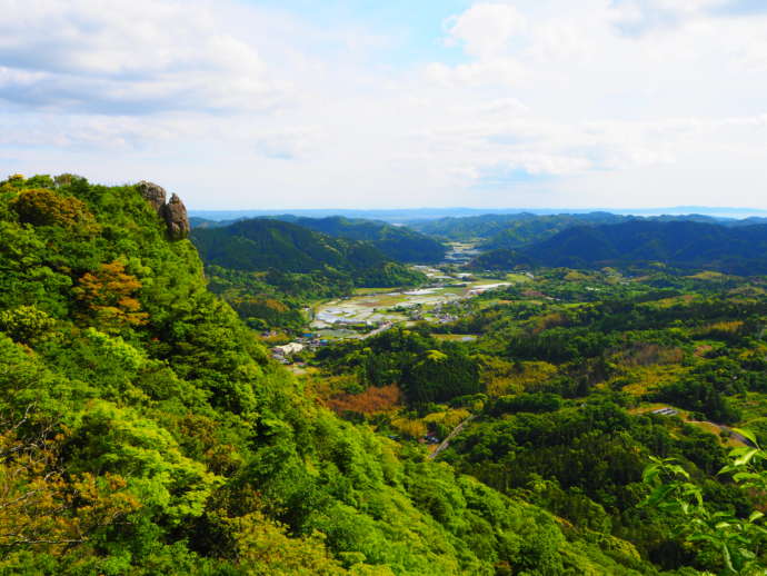 伊予ヶ岳山頂からの眺め