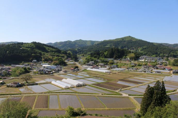 南三陸町の田園風景