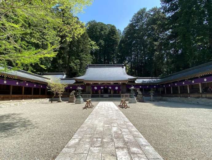 飛驒一宮水無神社の正面外観