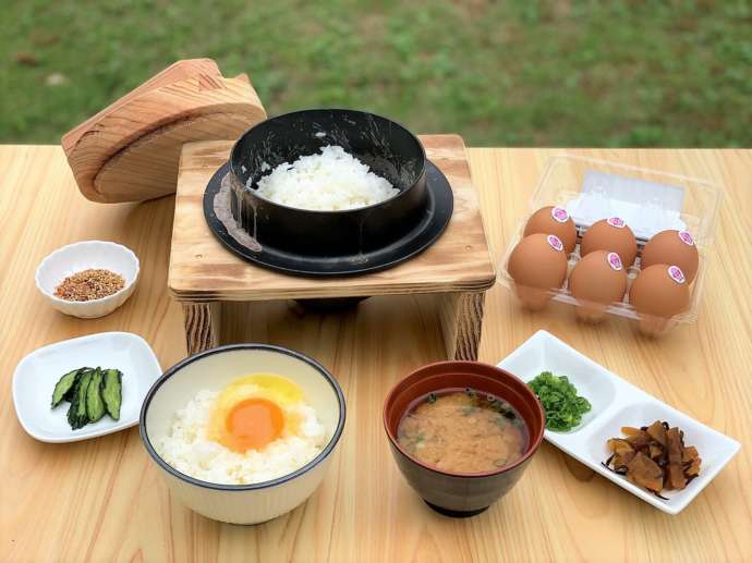 食堂かめっち。で提供されるメニューの一例