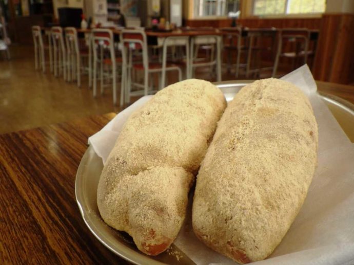 給食室のきなこ揚げパン