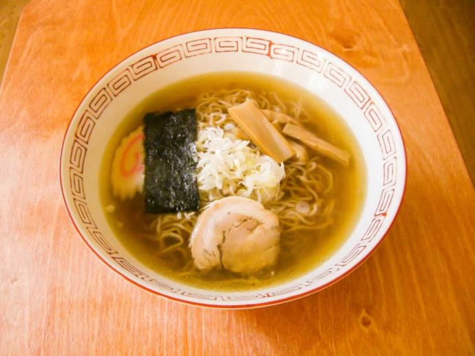 給食室の分校ラーメン