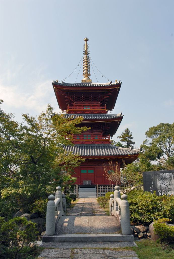 みやこ町にある豊前国分寺三重塔