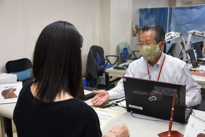 都城市の移住・定住サポートセンターの様子