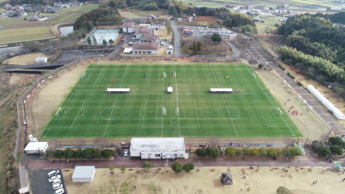 市の西部に位置する西鞍の丘総合運動公園