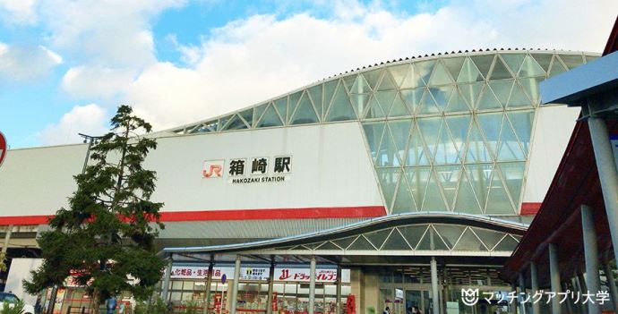 JR箱崎駅前 著者撮影