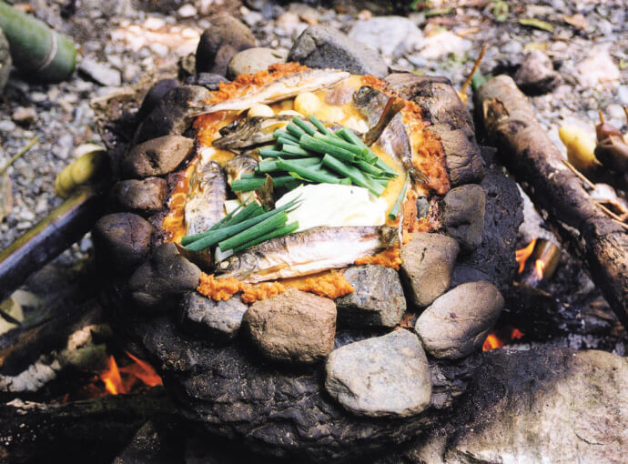 徳島県三好市の郷土料理ひらら焼きの写真