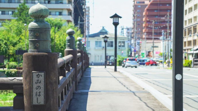 盛岡市の上の橋擬宝珠