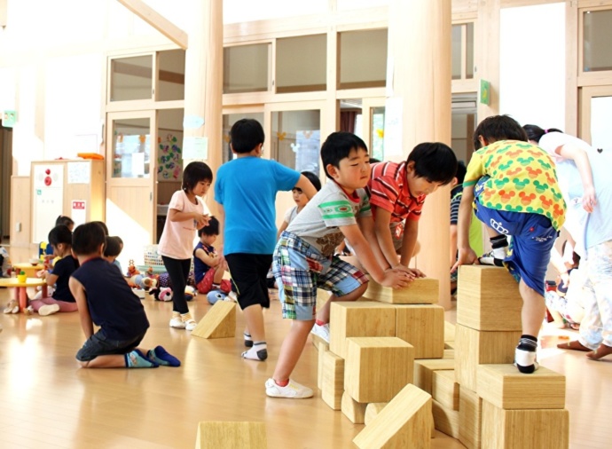 毛呂山町のゆずの里保育園の様子