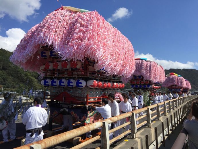 吉良川御田八幡宮神祭の様子