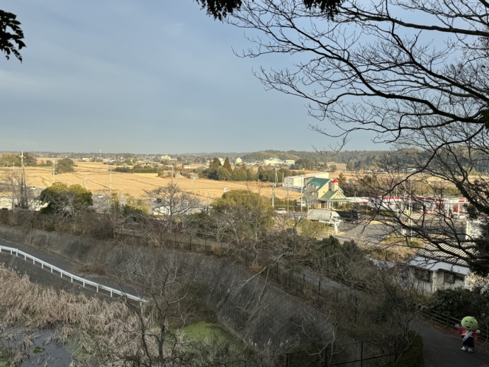 睦沢町の遠景