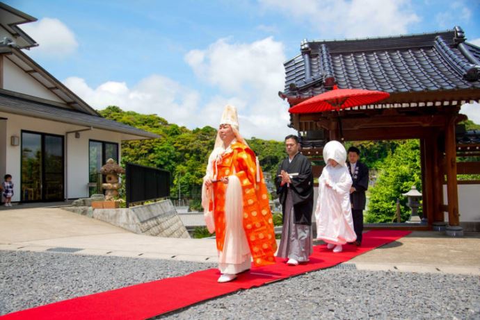 妙海寺の仏前結婚式