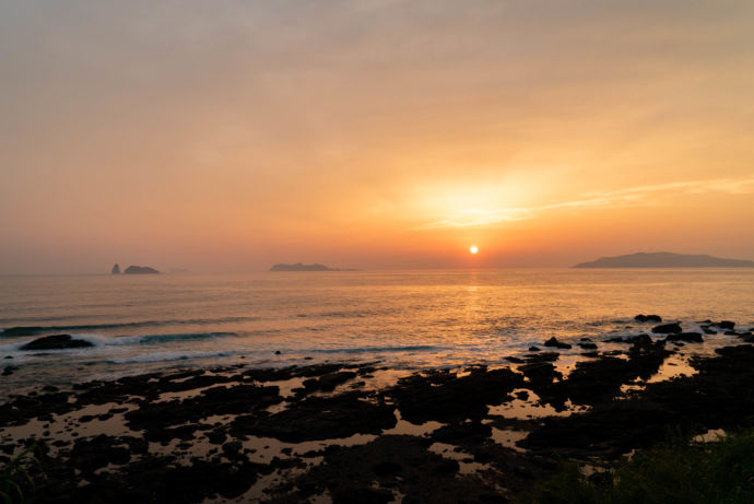 長崎市の夕日